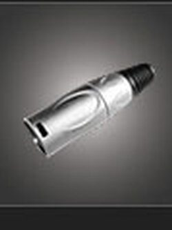 NTS YM-014A ปลั๊ก XLR ตัวผู้ 3 ขา ท้ายเหล็ก สำหรับเข้าสาย