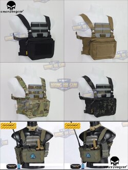 FRO Style ChestRig ยี่ห้อ Emerson (FERRO Style ChestRig Set) (สายโยงบ่า)