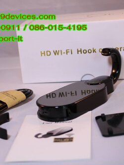 กล้องแอบถ่าย ที่แขวนเสื้อผ้า แอบถ่าย สายลับ เป็นกล้อง ip cam ดูออไลน์ได้ค่ะ HD wifi Hook Camera