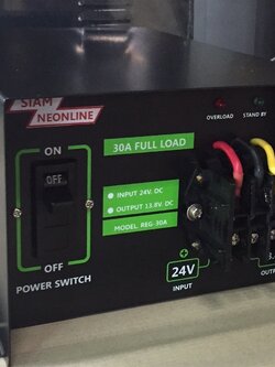 คอนเวอร์เตอร์(CONVERTOR) SIAMNEONLINE REG-30A 30A/12-13.8VDC