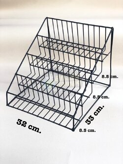 ชั้นวางครีม ชั้นวางขวด ชั้นวางผลิตภัณฑ์ ขั้นบันได