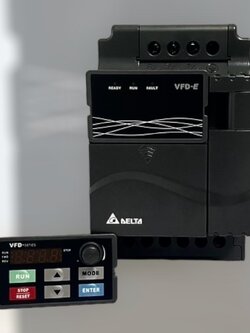 Delta Inverter VFD075E23A 10HP 7.5kW Input 220V 3-Phase Output 220V 3-Phase