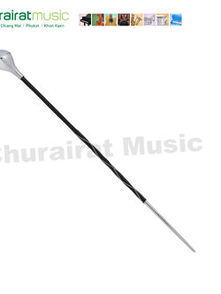 Custom ไม้คฑา รุ่น Elegance ไม้ดรัมเมเยอร์ โซ่ ยอดมงกุฎ by Churairat Music