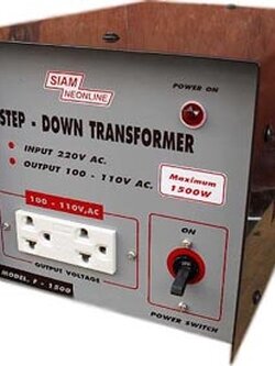หม้อแปลงไฟ(STEP-DOWN) SIAMNEONLINE F-1500