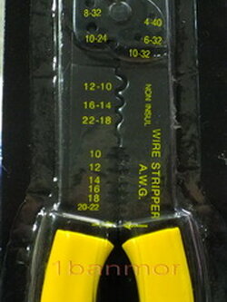 Stanley คีมย้ำสาย หางปลา ปอกสาย ขนาด 9 นิ้ว ทนทาน