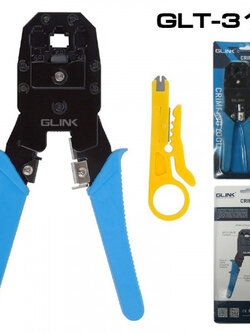 GLINK GLT-315 คีมเข้าหัว RJ45 / RJ11 CRIMPING TOOL 3 IN 1 MODULAR ของแท้ ออกใบกำกับภาษีได้
