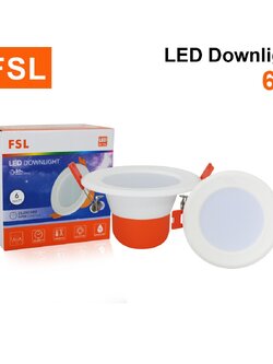 ดาวน์ไลท์ FSL-DL-2.5-6W แสงขาวและแสงวอร์มไวท์