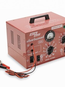 เครื่องชาร์จแบตเตอรี่(CHARGER) SIAMNEONLINE CK-203Aทรงเตี้ย 20A/6-12-24V