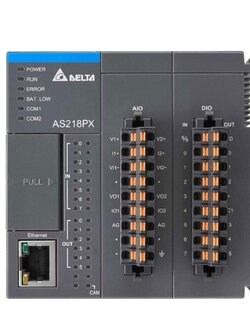 Delta PLC AS218PX-A 8DI / 6DO 2AI / 2AO 3 axes pulse output