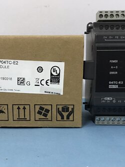 Delta PLC DVP04TC-E2 4CH temperature module for ES2/EX2