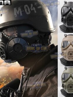 หน้ากากแก็ส M04 ยี่ห้อ FMA (หน้ากากกันแก๊สพิษ)