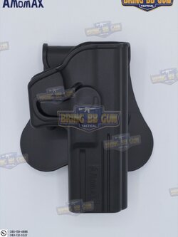 ซองปืนพกนอกปลดนิ้วชี้ ยี่ห้อ Amomax รุ่น Glock 17