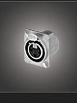 NTS YM-3FD แจ๊ค XLR ตัวเมีย 3 ขา สำหรับติดแท่น