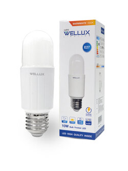 WELLUX Bulb Froted LED 10W วอร์มไวท์