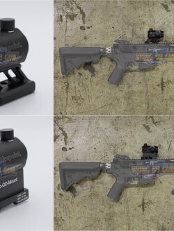 ดอท ยี่ห้อ Aimpoint รุ่น Micro T1 (Full Marking)