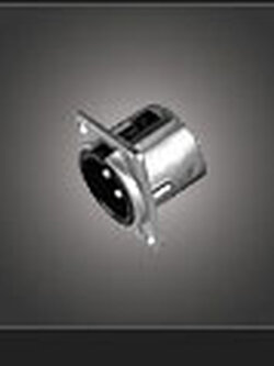 NTS YM-047A ปลั๊ก XLR ตัวผู้ 3 ขา สำหรับติดแท่น