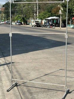 ราวตากผ้ารุ่นเหล็กหนา