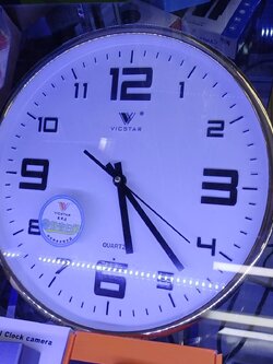 Spy Wall Camera กล้องนาฬิกาแขวนผนัง ถ่ายวีดีโอ ภาพพร้อมเสียง ดูผ่านมือถือ