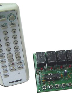 FK442 FIVE CHANEL INFRARED REMOTE CONTROL