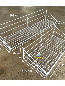 ตะกร้าแขวนอเนกประสงค์ 🌱แขวนต้นไม้ 🍭แขวนกับชั้นวางสินค้า ☀แขวนกับชั้นเเขวนฮุก🚀ตะกร้าเกาะตะแกรง🚀