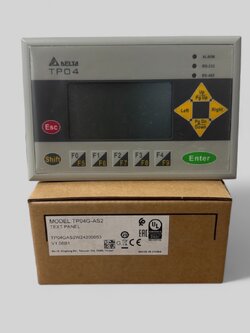 Delta Text Panel Model:TP04G-AS2 , RS-232/RS-485/RS-422