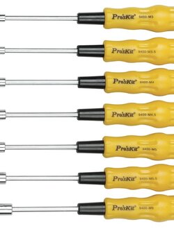 ไขควงบล็อก 7 ชิ้น Pro's Kit รุ่น1PK-9402 7Pcs Electronic Hex Nut Driver Set