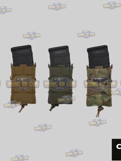 เพ้าแม็กกาซีน ทรง Tiger รุ่น 5.56 (ซองแม็กกาซีนเดี่ยวทรง TACO) (Tiger Type 5.56) (Tiger Type 5.56 Magazine Pouch) (Magazine Pouch)
