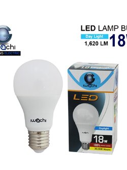 หลอดปิงปอง (รุ่นใหม่) IWC-LED-BULB-18W-WH แสงขาว