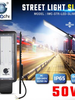 ไฟถนน รุ่นบาง 50w 6000 lm