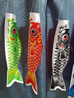 ธงปลาคราฟ Koinobori (鯉のぼり) 70 cm