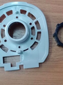 0000646 ฝาครอบกระโหลกหน้ามอเตอร์พัดลม MITSUBISHI 18 นิ้ว