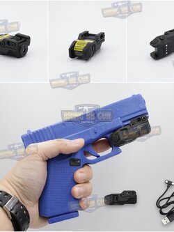 เลเซอร์(สีแดง) ติดปืน รุ่น B104 หัวชาร์จไฟแบบแม่เหล็ก