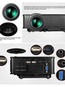 Projector โปรเจคเตอร์ wifi ฉายภาพมัลติมีเดีย