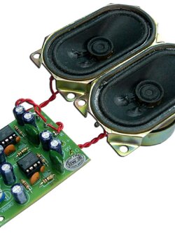 FK675 POWER AMP 2+2W STEREO WITH SPEAKER