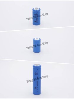 ถ่านชาร์จ CR123a / CR2 / 18650