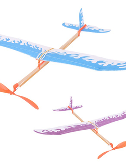 ชุด STEM แบบ DIY : เครื่องบินพลังงานยาง