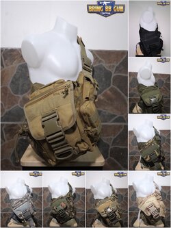 กระเป๋าสะพายข้าง-คาดอก รุ่น ทรงสามเหลี่ยม (เป้สะพายหลัง)