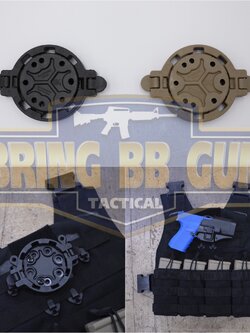 Adapter ปลดไว ทรงBlackhawk (อุปกรณ์ติดเสื้อเวส Blackhawk Quick Disconnect System) (QUICK DISCONNECT SYSTEM) (Q.D.S)