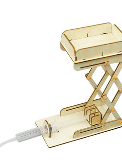 ชุด STEM แบบ DIY : แพลตฟอร์มยกไฮดรอลิก