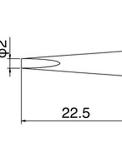 ปลายหัวแร้ง HAKKO รุ่น T18-DL2 Shape-2DLใช้กับ HAKKO FX-600