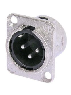 Neutrik ปลั๊กXLR ตัวผู้3P ติดแท่น NC-3MDL-1 UL recognized component