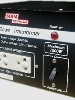 หม้อแปลงไฟ(STEP-DOWN) SIAMNEONLINE F-1000
