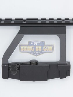 รางเสริมติดดอท AK47 รุ่น ยึดด้านข้างบอดี้ แบบปลดไว