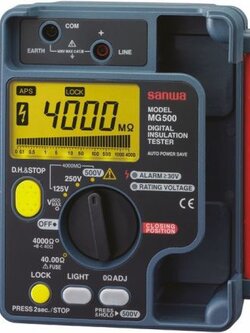 Sanwa MG500 Insulation Testers/Digital type