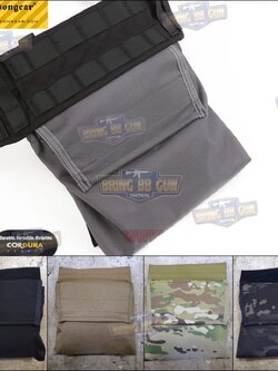ถุงทิ้งแม็กกาซีนแบบพับได้ ยี่ห้อ Emerson (ถุงเก็บอุปกรณ์ แบบตีนตุ๊กแก) (Vest/Tactical Belt Paste Pouch)