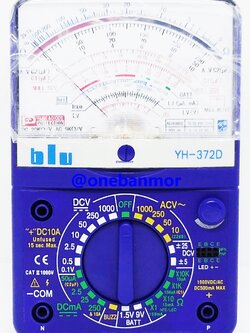 มัลติมิเตอร์ อนาล๊อก BLU YH372D คุณภาพดี