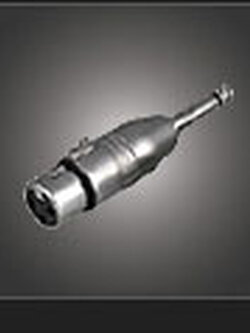 NTS YM-085 แจ๊ค XLR ตัวเมีย 3 ขา - ปลั๊กโฟนโมโน 1/4" ตัวผู้