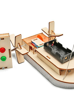 ชุด STEM เรือกลไฟฟ้าบังคับรีโมทระยะไกล