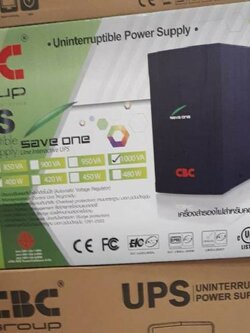 ยูพีเอส อุปกรณ์ สำรองไฟ UPS คอมพิวเตอร์ 400w 1000VA