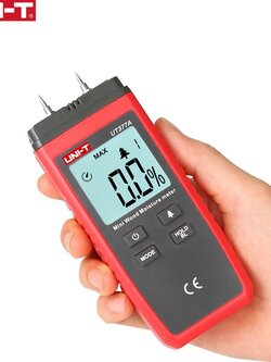UNI-T UT377A ความชื้นไม้ไม้ดิบวัสดุ/กระดาษ/ไม้อัด/ความชื้นความชื้น